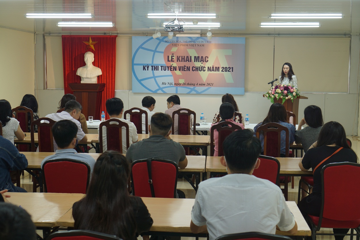 Viện phim Việt Nam tổ chức khai mạc kỳ thi tuyển viên chức năm 2021